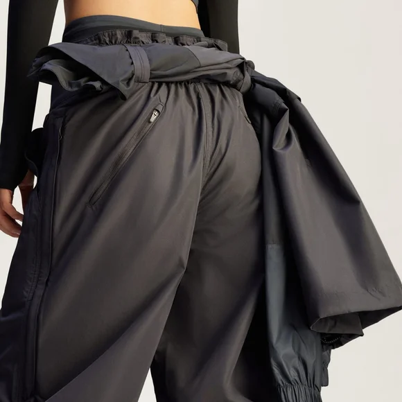 adidas by Stella McCartney Woven Track Pants Size M Womens Black JI5248 Baggy - Picture 6 of 12